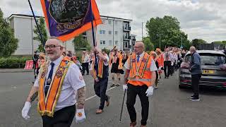 East Of Scotland Boyne Celebrations In Grangemouth Full Parade 290624 [upl. by Zak]