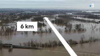 AVANT  APRÈS  comment les inondations ont transformé les paysages du LotetGaronne [upl. by Johnathon603]