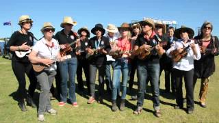 Deniliquin Ukulele Group at the Deniliquin Ute Muster [upl. by Asselam]