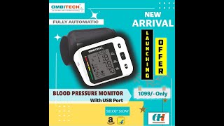 Unboxing of AmbiTech Fully Automatic Blood Pressure Monitor New Model With USB Port [upl. by Gnos]