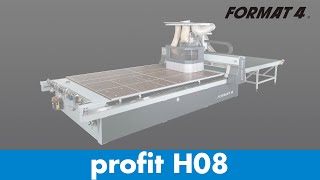 Format4® profit H08  CNC machine center  Felder Group [upl. by Seidule]