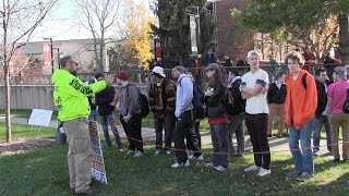 University of Louisville  College Campus Open Air Preaching  Kerrigan Skelly [upl. by Nnylsia]