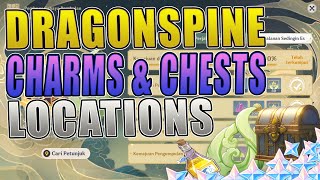 All Moonchase Charm amp Chest Full Guide  DragonSpine   Genshin Impact [upl. by Goltz197]