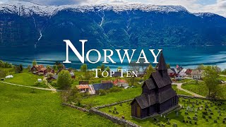 Top 10 Best Places to visit In Norway Travel Guide [upl. by Aihseyn]