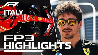 FP3 Highlights  2024 Italian Grand Prix [upl. by Dodds]