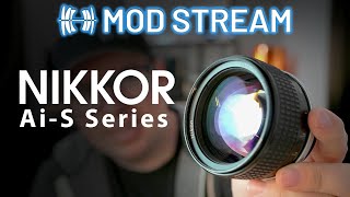 Nikkor AIs ModStream [upl. by Eecyaj]