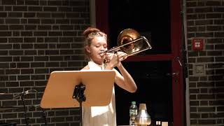 Nino Rota  concert for trombone  Polina Tarasenko Ukraine [upl. by Ganley]