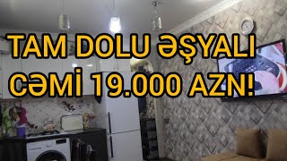 ŞƏHƏRİN MƏRKƏZİ❗CƏMİ 19000 AZNə SUPER TƏMİR ƏŞYALI EV SATIŞDA ❗ xirdalandaucuzevler [upl. by Tneicniv105]