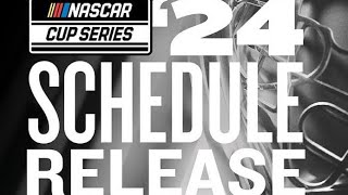 2024 NASCAR SCHEDULE [upl. by Pedroza]