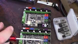 MKS Gen L vs SKR 11 8bit vs 32bit side by side board comparison [upl. by Rehpotsirk]