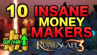 10 Insane High Level Money Making Methods RuneScape 3 [upl. by Calabresi]