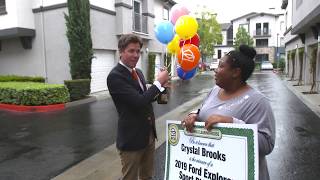 Publishers Clearing House Winners Crystal Brooks From Ontario CA Wins a Ford Explorer Platinum [upl. by Niltak]