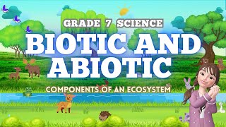 BIOTIC AND ABIOTIC FACTORS  GRADE 7 SCIENCE  BIOLOGY [upl. by Doowrehs]