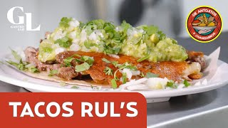 Tacos de TUÉTANO deliciosos  Aguas frescas salsas picosas y más en quotTacos Rulsquot en la CDMX [upl. by Naasah]