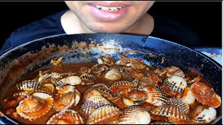 ASMR YUMMY MUKBANG Cockles eating seafood asmr mukbang Eat By MrVath [upl. by Aneleve]