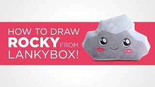 How to Draw Rocky from LankyBox [upl. by Araeit810]