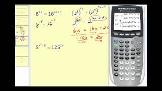 Solving Exponential Equations  Part 1 of 2 [upl. by Otinauj]