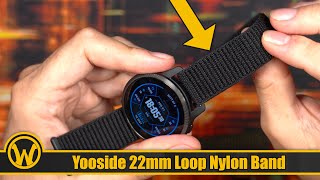 Yooside Nylon Loop Band for Garmin Watches 22mm [upl. by Menis483]