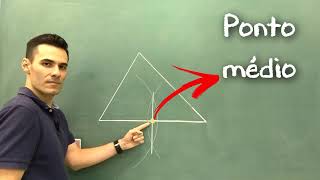 Como determinar o Baricentro de um triângulo [upl. by Aara515]