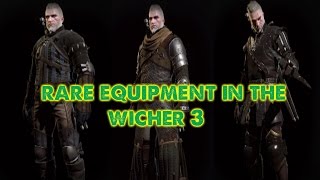 The witcher 3 ALL Equipment Rare And Strong [upl. by Alyce]