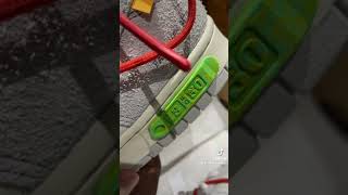 NIKE x OFFWHITE DUNK LOW LOT 13 UNBOXING [upl. by Perren]