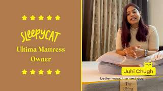 SleepyCat Ultima Mattress Review  Juhi C CustomerSpeaks [upl. by Jordan]