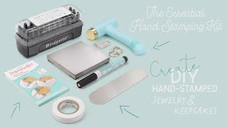 ImpressArts Essential Hand Stamping Kit  Everything You Need To Get Started Metal Stamping [upl. by Ward85]