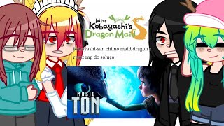 🐉Kobayashisan chi no maid dragon S react rap do soluço🐉Leia a descrição [upl. by Trofmoc]