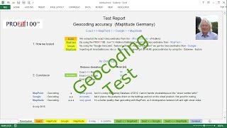 Maptitude Geocoding accuracy [upl. by Ellehcem]