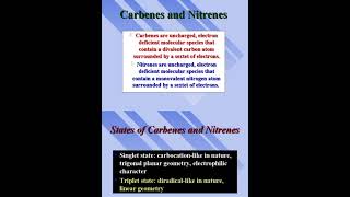 Carbene amp Nitrene [upl. by Riggins266]