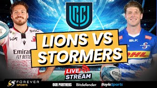 LIONS VS STORMERS LIVE  URC Live Commentary amp Watchalong [upl. by Arammat]