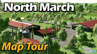 JETS IN THE SKY  NORTH MARCH MAP TOUR 🚜 FS22  GRAINMAN TRAVELS ✈️ [upl. by Kciregor]