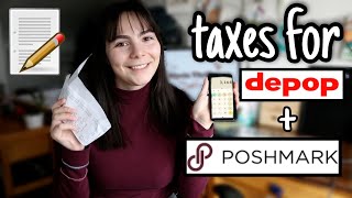 How To Do Taxes For Your Reselling Business  Accounting For Depop amp Poshmark [upl. by Atilam]