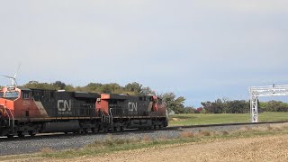 CN 2292 Leads a Freight Byron WI [upl. by Pallas]