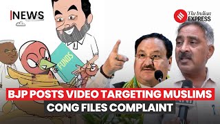 Karnataka Congress Files Complaint Against BJP Over Controversial Video Targeting Muslims [upl. by Eelik]