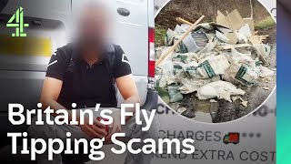 Britains Illegal Fly Tipping Gangs Exposed  Rubbish Tip Britain  Dispatches  Channel 4 [upl. by Ogirdor684]