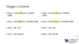 Keyword Review Respiratory Lung Compliance O2 Content V02 O2 Transport Part 2  Dr Bowe [upl. by Noroj770]