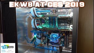 EKWB at CES 2019  LEO is impressed [upl. by Heurlin]