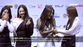 🔵 HD MOMOLAND Live in Manila Press Conference 190124 [upl. by Adnuahs638]