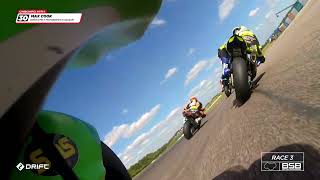 2024 Bennetts British Superbikes Round 7  Thruxton  Race 3 onboard highlights [upl. by Zarah]