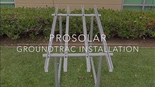 ProSolar GroundTrac Installation [upl. by Middendorf181]