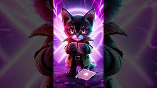 Adorable Kitten as Gambit from XMen shorts shortvideo xmen gambit [upl. by Leiba]