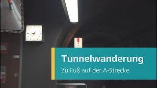 VGFSommerbaustellen 2019 Tunnelwanderung vom Südbahnhof zur Hauptwache [upl. by Estele]