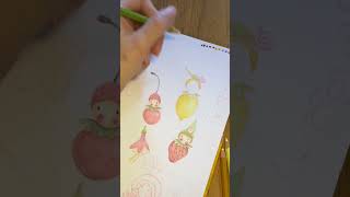 Tutorial para colorir com lápis de cor tutorial coloring colorpencil art timelapse [upl. by Aitnom280]