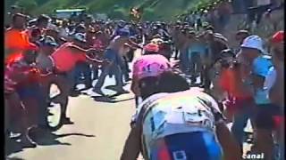 Giro de Italia 1996 20ª Etapa Pordoi [upl. by Rossing138]