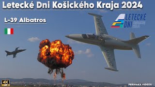 Aero L39C Albatros 🇮🇹 ▲ Letecké Dni Košického Kraja 2024 [upl. by Smalley]