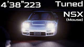 KBT NSX Debut on PK Akina  Time Attack  438quot223 WMouse [upl. by Dawaj]