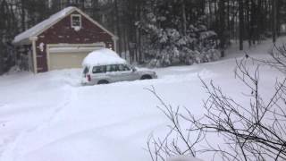 Subaru Forester in Deep Snow [upl. by Anire]