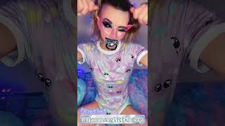 Daddy’s Little Monster littlespace adultbaby makeup [upl. by Ellerrad985]