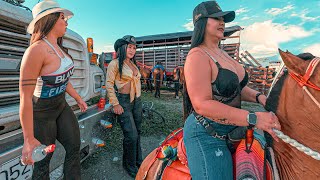 Amazing Rodeo in Colombia 4K Mesmerizing Girls Riding Horses [upl. by Hinze]